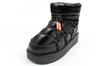 D.Franklin Damen Winterstiefel, modische, isolierte schwarze Stiefeletten