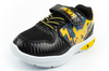 Leomil Kinder-Sportschuhe, leichte Pokémon-Sneaker mit Klettverschluss und LED-Beleuchtung, Schwarz und Gelb