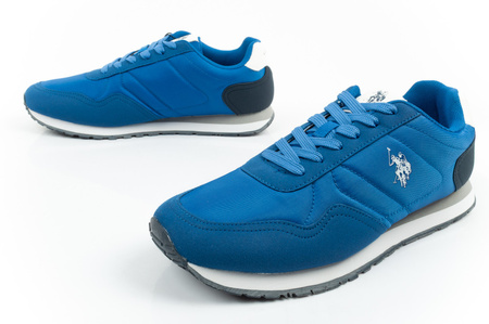U.S. Polo Assn. Herren-Sneaker, modisch und bequem, Blau