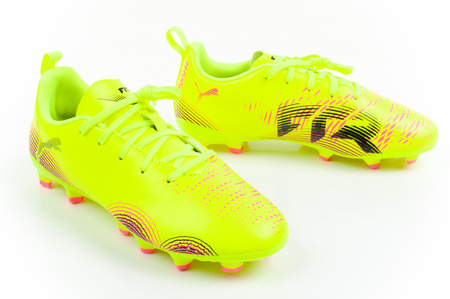 Puma Future 8 Play FG/AG Jr. Neon Fußballschuhe für festen Boden