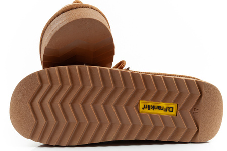 D.Franklin Damen-Winterstiefel – Modische, gefütterte Stiefeletten