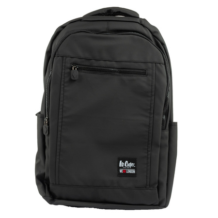 Lee Cooper 22L Großer Sportrucksack, Schwarz, Klassisch, Urban