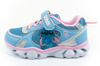 Leomil Kinder-Sportschuhe Stitch Leichte Sneaker mit Klettverschluss und LED-Beleuchtung, Blau