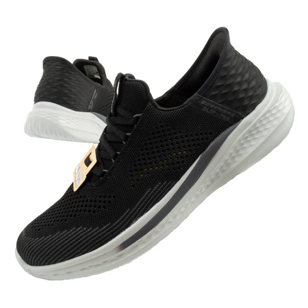 Skechers Slade Herren Slip-On Sneakers Schwarz SLIP-INS [210810/BLK].