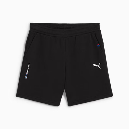 Puma BMW MMS Jungen-Sweatshorts aus schwarzer Baumwolle
