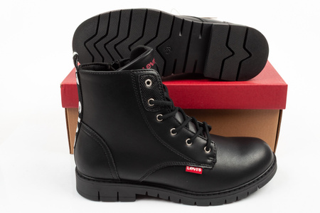 Levi's Mädchen-Ankle-Boots Pasadena SE, Schwarz, mit Reißverschluss