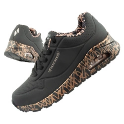 Skechers Uno-Loving Love Damen-Sneaker, modisches Schwarz