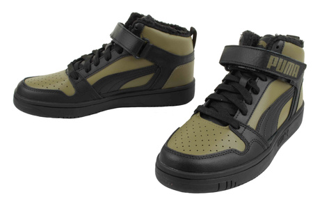 Puma Rebound Strap Herren Winterschuhe [386376 02] grün, schwarz.