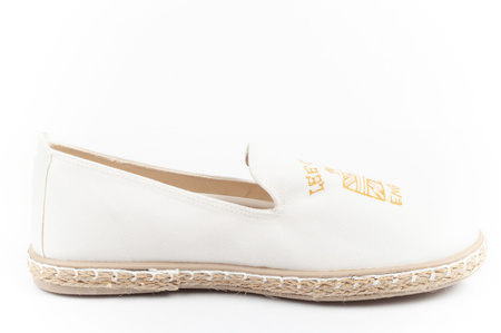 Lee Cooper Damen-Espadrille-Schuhe [LCW-24-47-2701L], weiß.