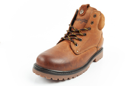 Wrangler Yuma Herren Chelsea Boots, elegante Lederstiefeletten, Braun, Weiß