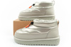 D.Franklin Damen Winterstiefel, modische, isolierte, silberne Stiefeletten