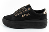Lee Cooper Damen-Sneaker, modisches Schwarz, bequem