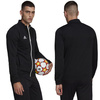 Adidas Entrada 22 [HB0573] Herren Sport Sweatshirt mit Reißverschluss, schwarz.