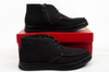 Elegante Herren-Ankle-Boots aus Leder mit Reißverschluss in Marineblau von Lee Cooper