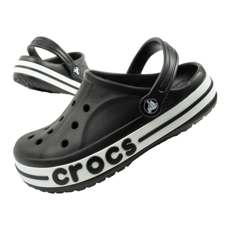 Crocs Bayaband Clog-Sandalen für Kinder, Schwarz, bequem und leicht