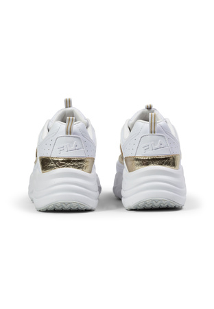 Fila Skye ZP Damen-Sneaker, modisches Weiß mit Gold