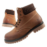 Wrangler Arch Herren Chelsea Boots, Elegante Stiefel, Echtleder, Braun
