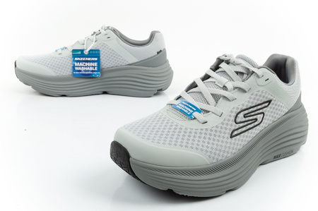 Skechers Herren-Laufschuhe mit Max Cushioning, Hellgrau