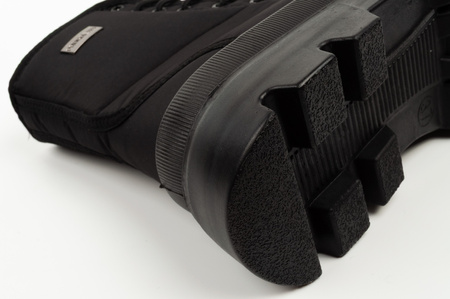 Progress Damen-Winterstiefel, Schwarz, Isoliertes Lammfell