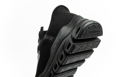 Skechers Herren-Sneaker Glide-Step, bequeme und leichte schwarze Slipper