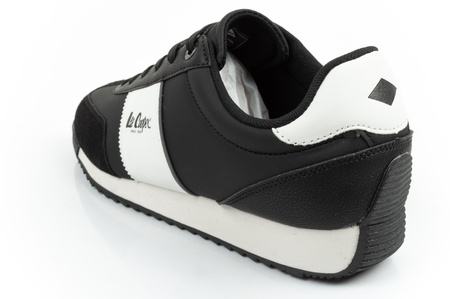 Lee Cooper Herren-Sneaker, modisch, bequem, Schwarz