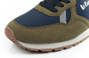 Lee Cooper Herren-Sneaker, modisch, bequem, strapazierfähig, Marineblau, Khaki