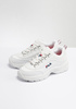 Fila Strada Low Damen-Sneaker, weiß, modisch, bequem, leicht