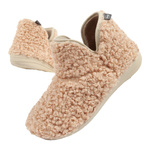 Scholl Maddy Bootie Damenhausschuhe [F309091002] isoliert, beige.