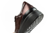 Scholl Emma Laces Damen-Leder-Sportschuhe, braunes Plateau