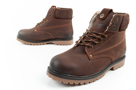 Wrangler Arch Herren Chelsea Boots, elegante Lederstiefelette, Dunkelbraun