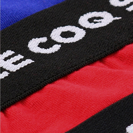 Le Coq Sportif Boxershorts Unterhosen Herren 3er-Pack rot grau marineblau