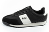 Lee Cooper Herren-Sneaker, modisch, bequem, Schwarz