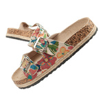 Lee Cooper Schuhe Damen Hausschuhe bunt floral bequem
