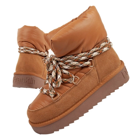 D.Franklin Damen-Winterschuhe [DFSH375003-TAN], braun.