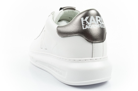 Karl Lagerfeld Herren-Sneaker Kapri, Weiß, Echtleder