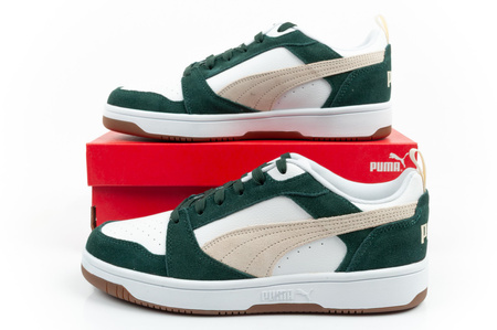 Puma Rebound v6 Herren-Sneaker, modisch, bequem, Weiß, Grün