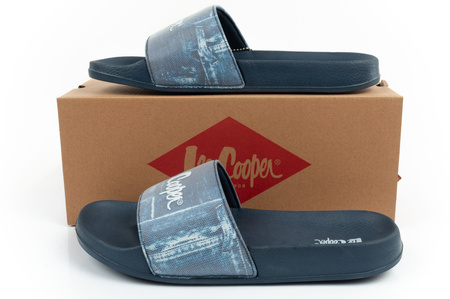 Lee Cooper Herren Sport-Slipper [LCW-25-42-3544M], blau.