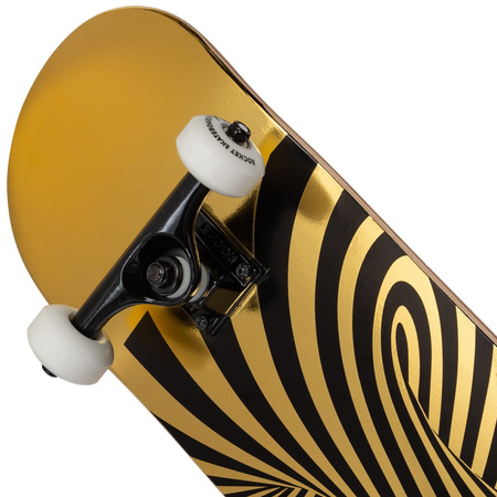 Rocket Twisted Foli Gold 7,5" Skateboard [RKT-COM-1555], mehrfarbig.