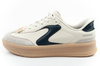 Skechers Damen-Sneaker Lifted Luxe Ecru Slip-Ins