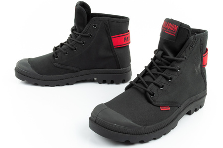 Palladium Herren-Sneaker Pampa Hi Dare II, Schwarz/Rot