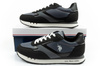 U.S. Polo Assn. Herren-Sneaker, modisch und bequem, Grau