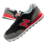 New Balance 515 Herren-Sneaker, modisch, bequem, Schwarz, Rot