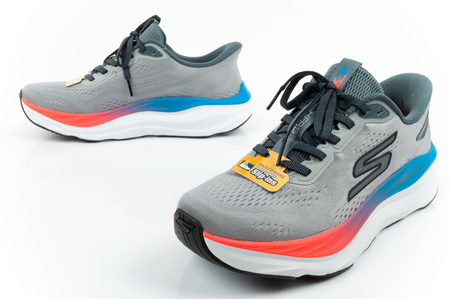 Skechers Max Run Herren-Sneaker Grau Slipper