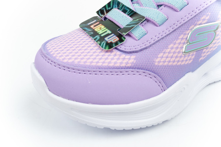 Skechers S Lights-Sola Glow [303714L/TQLV] LED Kinder Sportschuhe, lila.