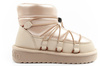 D.Franklin Damen Winterstiefel, modische, isolierte Stiefeletten in Gold