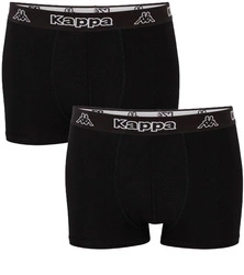 Kappa Herren-Boxershorts [351K1JW AEB] 2 PACK, schwarz.