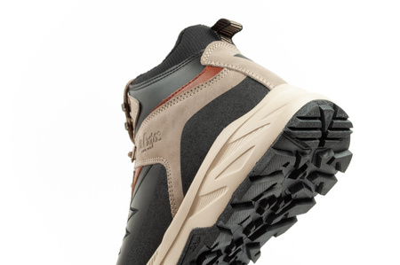 Lee Cooper Herren Winter-Wanderschuhe mit isoliertem Knöchelriemen, Beige, Schwarz