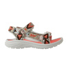 Lee Cooper Damen-Sandalen mit Klettverschluss für den Sommer und den Strand, Hellgrau und Rosa