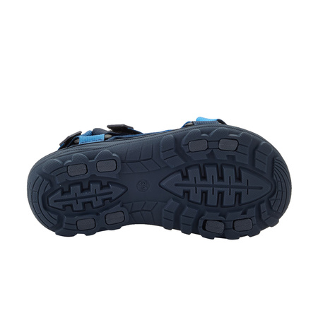 Lee Cooper Jungen-Sandalen mit Klettverschluss für den Sommer und den Strand, Blau