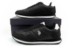 U.S. Polo Assn. Herren-Sneaker, modisch, bequem, Schwarz
